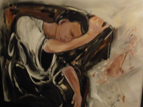 L'artiste josiane couret - l'endormi