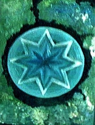 ETOILE à HUIT BRANCHES TURQUOISE - Peinture - rossyekran ETOILE à HUIT BRANCHES TURQUOISE - Peinture - rossyekran