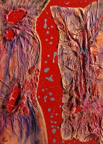 L'artiste arlette hurel - red river