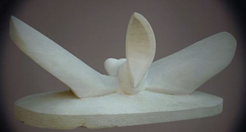 Femme oiseau - Sculpture - jerome burel