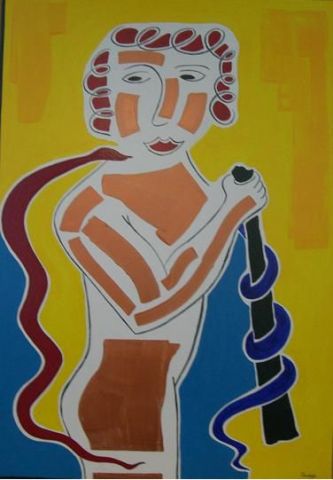 L'origine du Caducée - Peinture - FOURGO L'origine du Caducée - Peinture - FOURGO