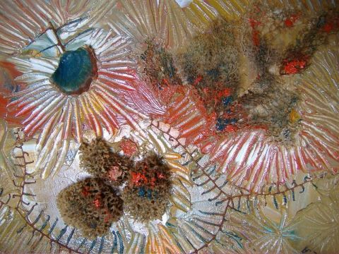 L'artiste arlette hurel - fonds marins