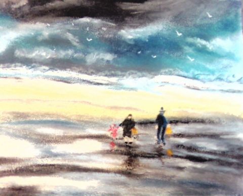 L'artiste Catherine CHAIX - Quand le ciel rejoint la mer