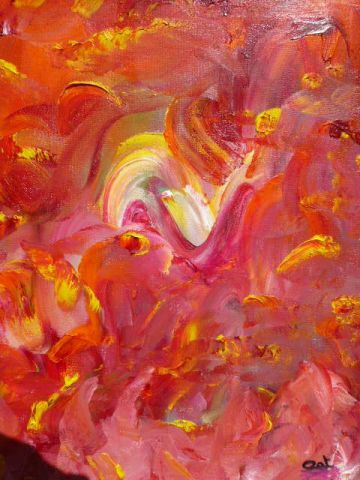 Coq flamboyant - Peinture - Catherine CHAIX