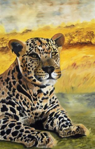 safari - Peinture - Catherine GARCERAN