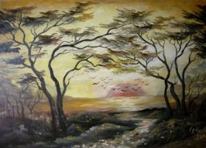 Voir cette oeuvre de George PANTURU: Vlad au regard du coucher de l'Afrique