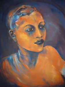Voir cette oeuvre de Mc Palcowski-Collin: femme bleue (série bleue)
