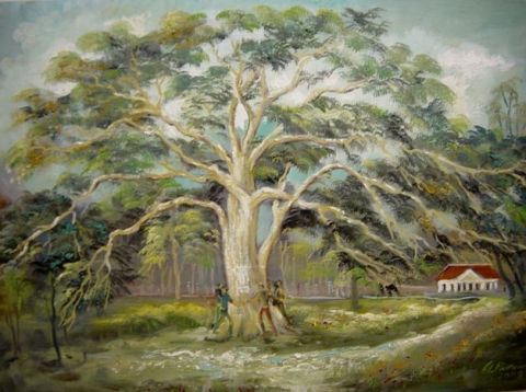 L'artiste George PANTURU - L'arbre de la vie