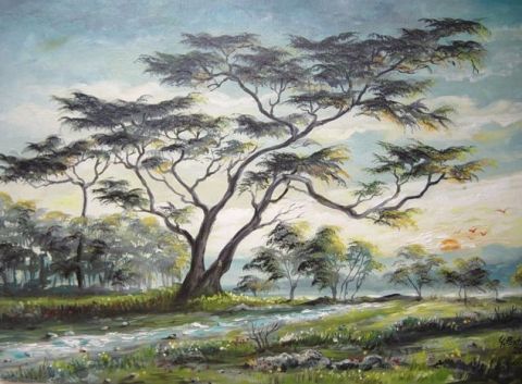 L'artiste George PANTURU - Le silence vert d'Afrique