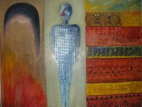 Empreinte - Peinture - leila Arab