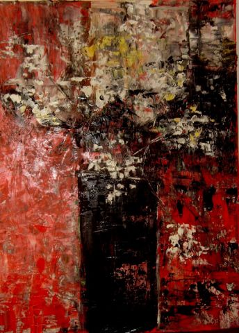 Le Bouquet chinois - Peinture - MARIE-THERESE VION Le Bouquet chinois - Peinture - MARIE-THERESE VION