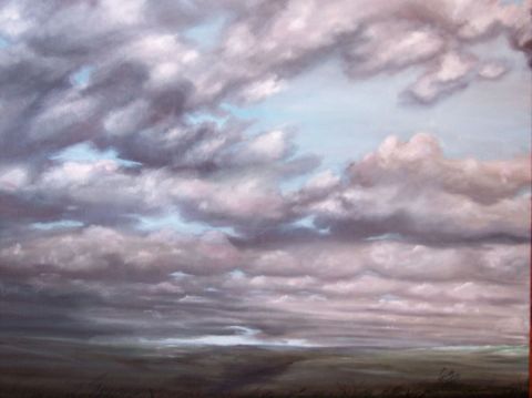 L'artiste DENIS COUSIN - nuages gris