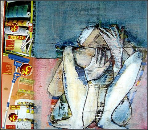 Sieste à Rio - Collage - Guy Garnier Sieste à Rio - Collage - Guy Garnier