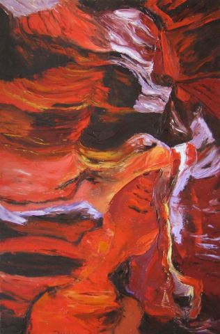 L'artiste roseline chouraqui - glen canyon