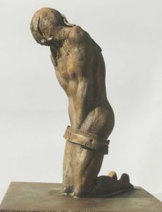 Sculpture de pascal borghi: l'abandon