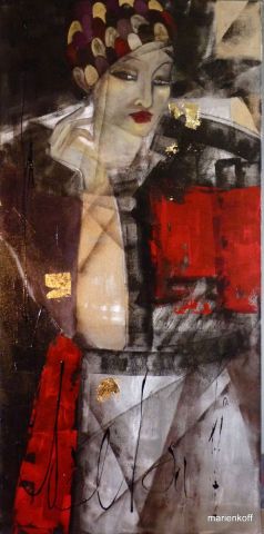 DONNA... - Peinture - marienkoff DONNA... - Peinture - marienkoff