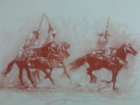 chevaux - Peinture - Saissi Hassani
