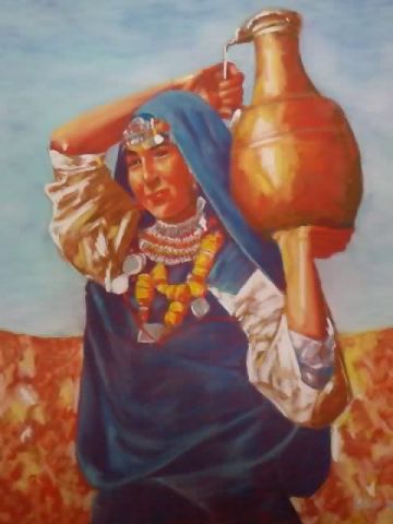 L'artiste Driss - femme berbere