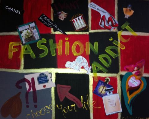 FASHION ADDICT - Peinture - Estelle DUPAS-CREPIAT FASHION ADDICT - Peinture - Estelle DUPAS-CREPIAT