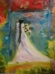 Peinture de MarilyneBarret:  L'ange Solitaire