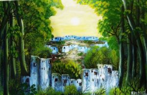 Voir cette oeuvre de naoufal: village marocain