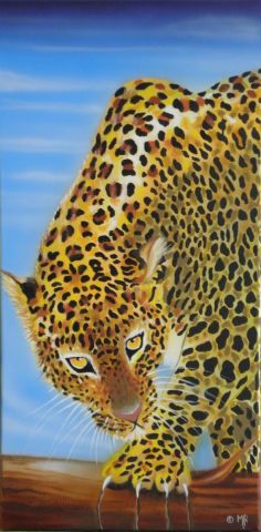 Leopard - Peinture - Mako