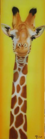 Girafe - Peinture - Mako