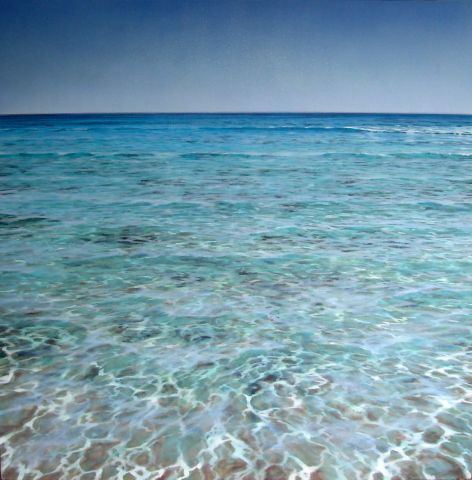 seascape 20-2009 - Peinture - Eleonore Bernair