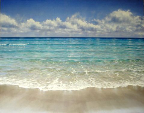 L'artiste Eleonore Bernair - seascape 21-2009 