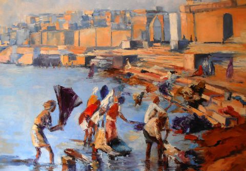 L'artiste Veronique LANCIEN - IMMUABLE INDE L'artiste Veronique LANCIEN - IMMUABLE INDE