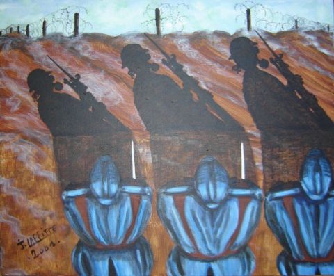 Première guerre chimique - Peinture - LAFFITTE Jacky Première guerre chimique - Peinture - LAFFITTE Jacky