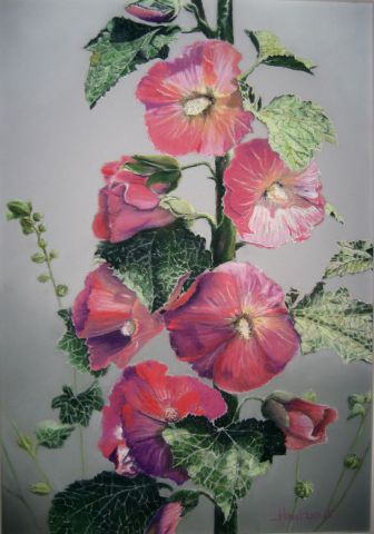 Anémones - Peinture - Jacqueline HAUTBOUT Anémones - Peinture - Jacqueline HAUTBOUT