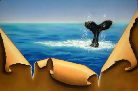 L'artiste BETTY-M peintre - Le plongeon