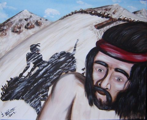 Peinture : Hercule et le sanglier d'Erymanthe - LAFFITTE Jacky Peinture : Hercule et le sanglier d'Erymanthe - LAFFITTE Jacky