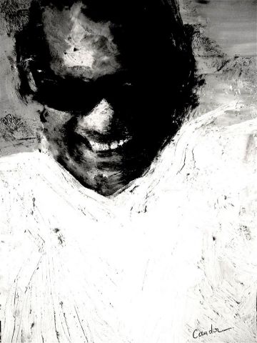 Ray Charles - Peinture - Jacques Cauda Ray Charles - Peinture - Jacques Cauda