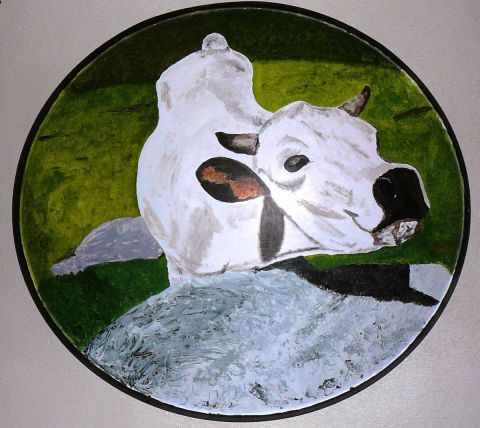 L'artiste philippe lacam - La vache