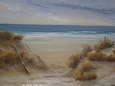 L'artiste pierre caillet - la dune