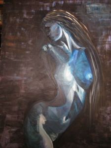Voir le détail de cette oeuvre: Femme bleue aux piercings