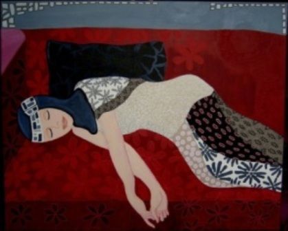 L'artiste Arthenice - Le sofa rouge