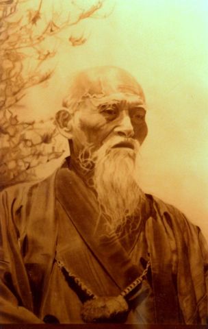 maître d'aikido ueshiba  japonais  - Dessin - lilartiste