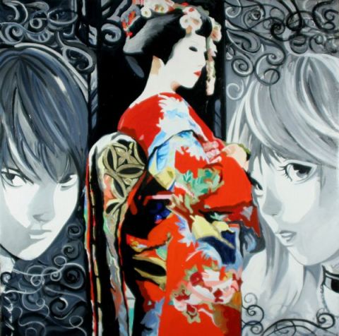 L'artiste CLOTILDE NADEL - geisha 3