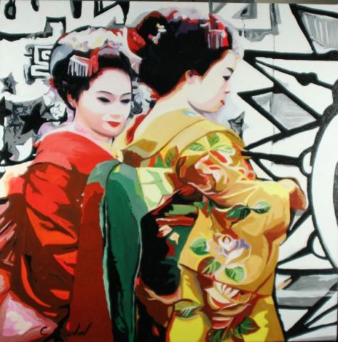 L'artiste CLOTILDE NADEL - geisha 6