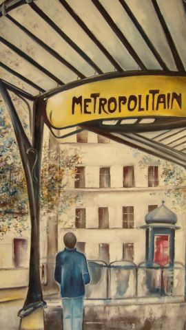 Le Métropolitain - Peinture - Patricia BARATTA