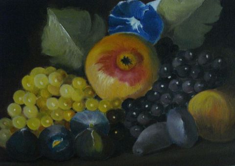 raisins et figues - Peinture - mattam