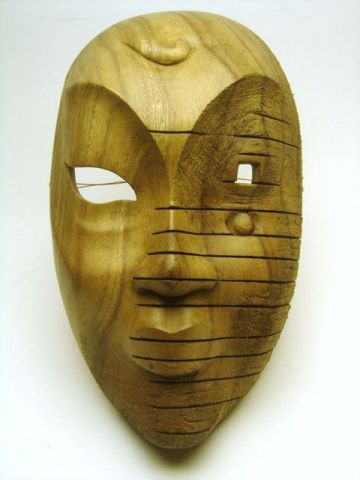 Masque semi abstrait - Artisanat - k-rai