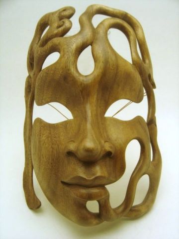 L'artiste k-rai - Masque semi abstrait
