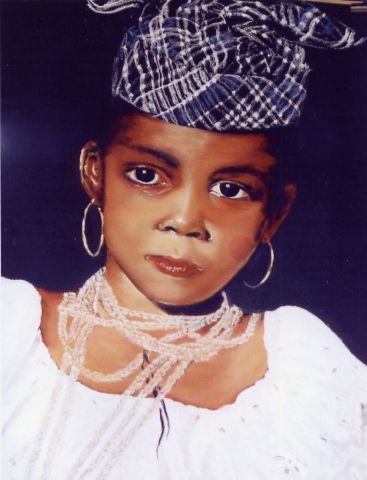 Visage de la Guadeloupe - Peinture - ghighi Visage de la Guadeloupe - Peinture - ghighi