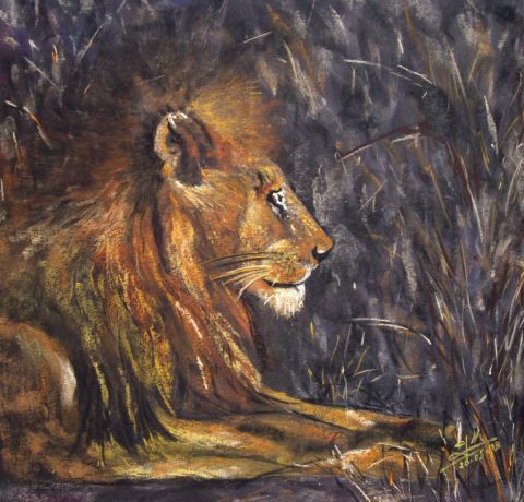 L'artiste ghighi - Le lion