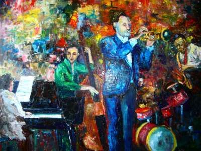 Jazz - Peinture - Richard Gauduchon