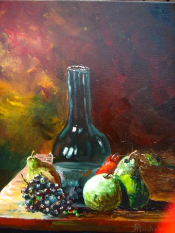 Fruits d'Automne - Peinture - Richard Gauduchon
